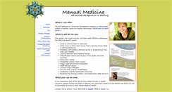 Desktop Screenshot of manualmedicine.info