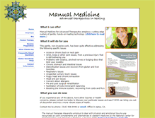 Tablet Screenshot of manualmedicine.info